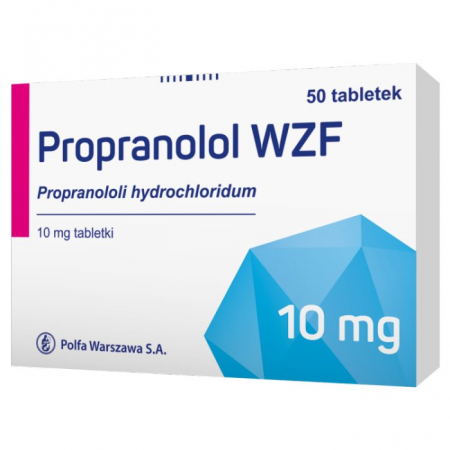 Propranolol 10 mg 50 tabletek