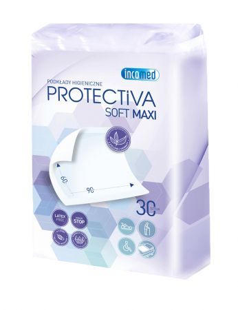PROTECTIVA SOFT MAXI Podkłady higieniczne 60cm x 90cm 30 szt.