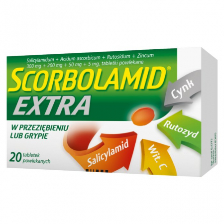 Scorbolamid Extra 20 tabletek powlekanych