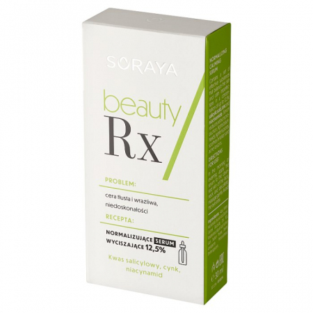 Soraya Beauty RX serum do twarzy normalizujące i wyciszające, 30 ml