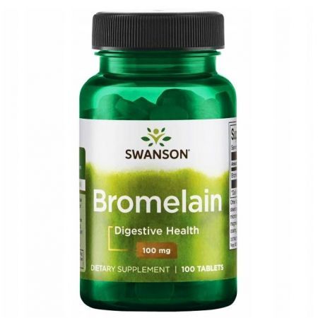 SWANSON Bromelina 100 tabletek