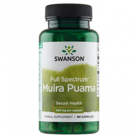 SWANSON Full Spectrum Muira Puama 400 mg 90 kapsułek