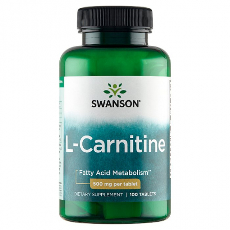 SWANSON L-Carnitine 500mg 100 tabletek