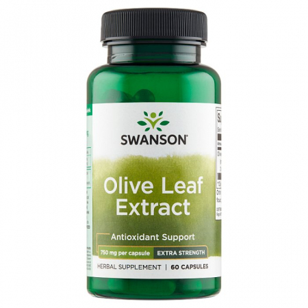 SWANSON Olive Leaf Extract 60 kapsułek