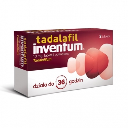 Tadalafil Inventum 10 mg tabletki powlekane na erekcję, 2 szt.