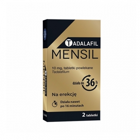 Tadalafil Mensil 10 mg 2 tabletki powlekane