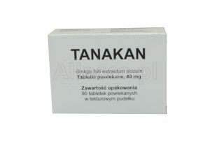 Tanakan 40 mg, tabletki powlekane, 90 szt. (import równoległy)