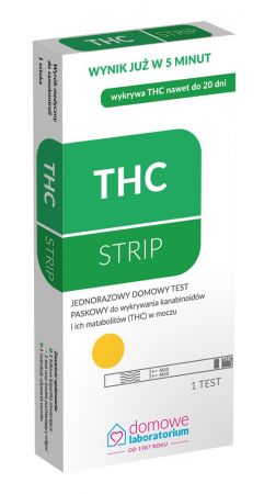 THC Strip Test do wykrywania narkotyków w moczu 1 szt.