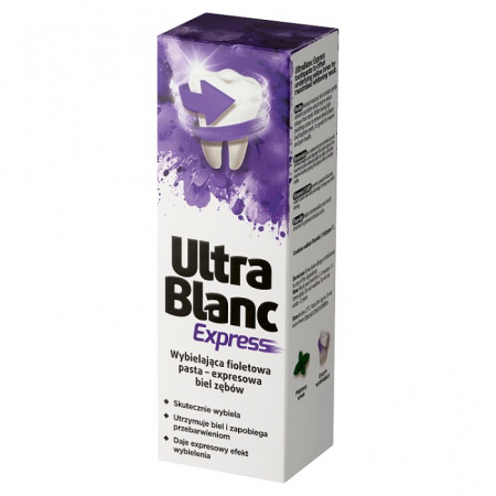 UltraBlanc Express pasta do zębów wybielająca fioletowa, 75 ml