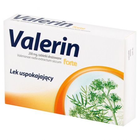 Valerin forte 15 tabletek drażowanych