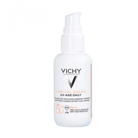 Vichy Capital Soleil fluid koloryzujący UV-Age SPF50+ przeciw fotostarzeniu, 40 ml