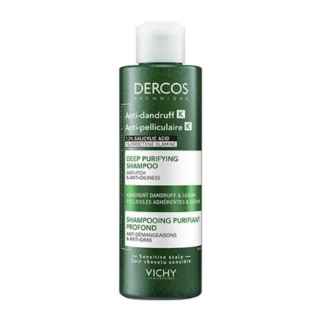 Vichy Dercos szampon przeciwłupieżowy peelingujący K, 250 ml