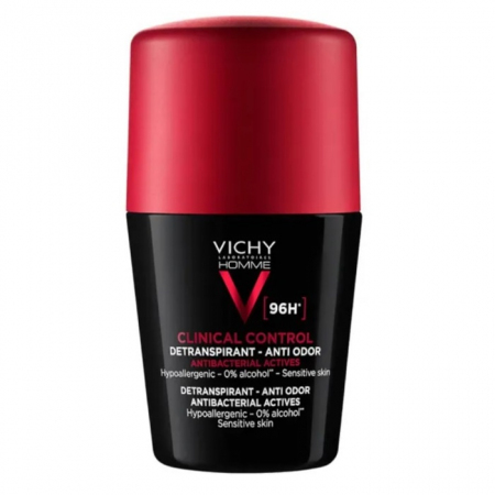 Vichy Homme Clinical Control 96h dezodorant dla mężczyzn w kulce, 50 ml