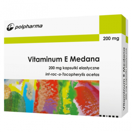 Vitaminum E Medana 200 mg 20 kaps.
