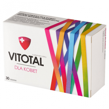 Vitotal dla kobiet 30 tabletek / Witaminy dla kobiet