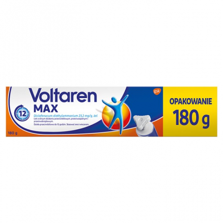 Voltaren Max żel przeciwbólowy i przeciwzapalny, 180 g