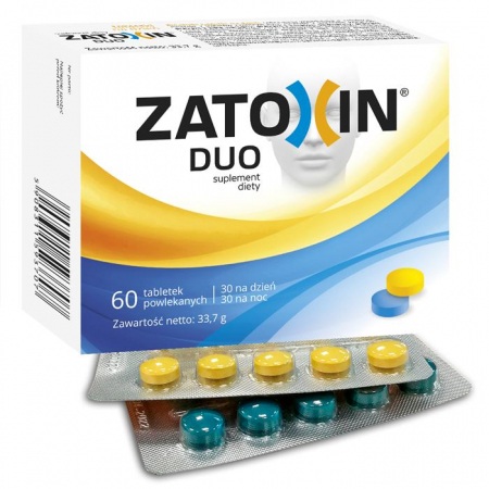 Zatoxin Duo tabletki na zatoki na dzień i na noc, 60 szt. (30+30 szt.)