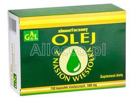 Zimnotłoczony olej z nasion wiesiołka GAL kapsułki 500 mg, 150 szt.