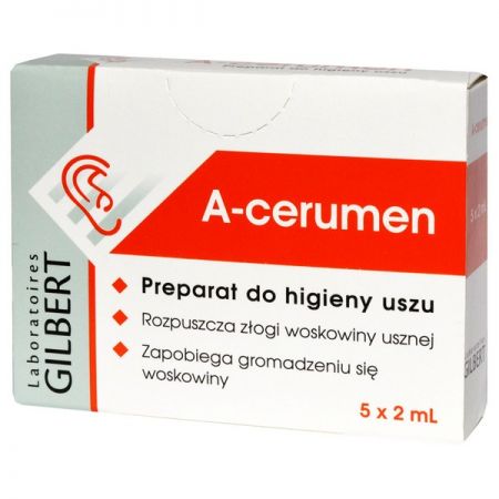 A-cerumen 2 ml 5 ampułek / Higiena uszu