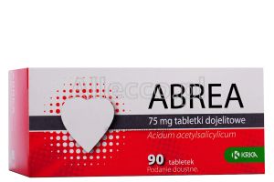 Abrea 75 mg 90 tabletek dojelitowych / Lek przeciwzakprzepowy