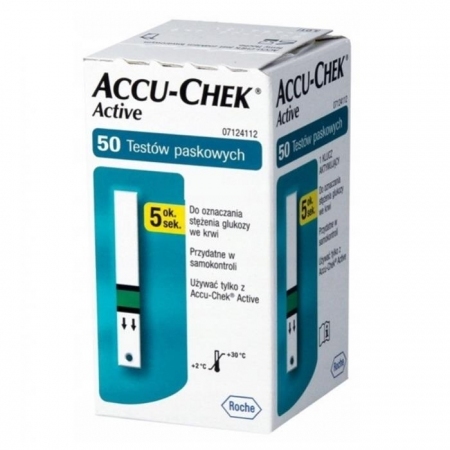 Accu-Chek Active paski testowe do glukometru, 50 szt.