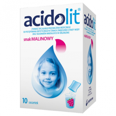 Acidolit (smak malinowy) 10 sasz.