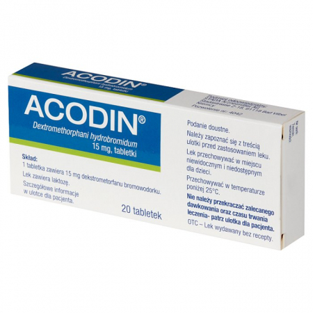 Acodin 15 mg 20 tabletek
