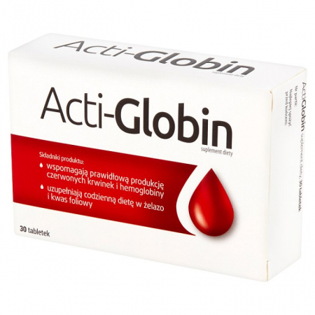 Acti-Globin 30 tabletek / Żelazo