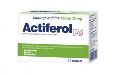 Actiferol FE 15 mg 30 saszetek z proszkiem