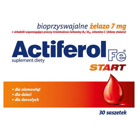 Actiferol FE Start 7 mg 30 saszetek z proszkiem