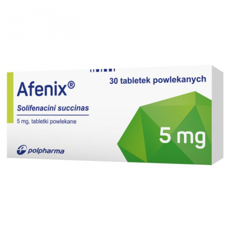 Afenix 5 mg tabletki powlekane 30 szt.solifenacyny bursztynian.