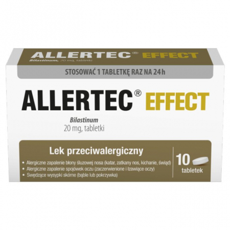 Allertec Effect 20 mg 10 tabletek