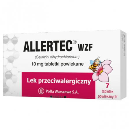 Allertec WZF 10 mg 7 tabl.
