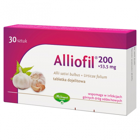 Alliofil 30 tabletek dojelitowych