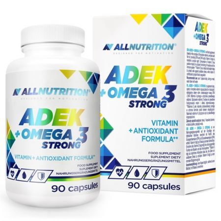 ALLNUTRITION Adek+Omega3 Strong 90 kapsułek