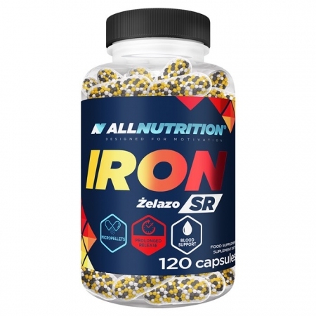 Allnutrition Iron SR żelazo kapsułki, 120 szt.