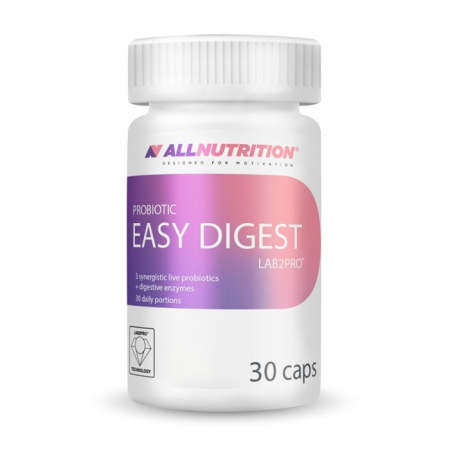 Allnutrition Probiotic Easy Digest LAB2PRO kapsułki probiotyczne, 30 szt.