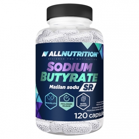 Allnutrition Sodium Butyrate SR maślan sodu 500 mg kapsułki, 120 szt.