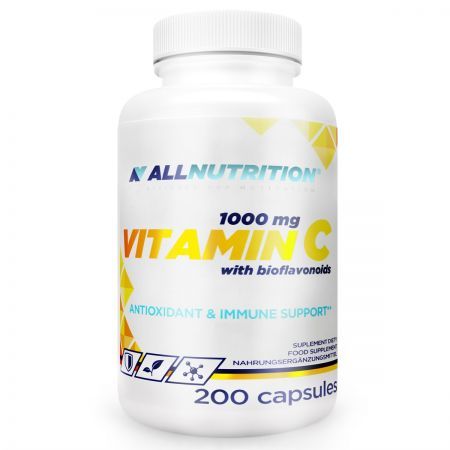 ALLNUTRITION Vitamin C 1000 + bioflawonoidy 200 kapsułek