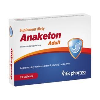 Anaketon Adult 20 tabletek / choroba lokomocyjna