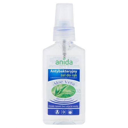 ANIDA Żel do rąk antybakteryjny Aloe Vera 50 ml