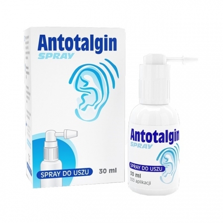 Antotalgin spray do uszu oczyszczający do usuwania woskowiny, 30 ml