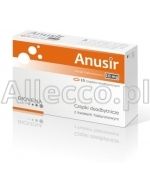 Anusir 10 mg  10 czopków