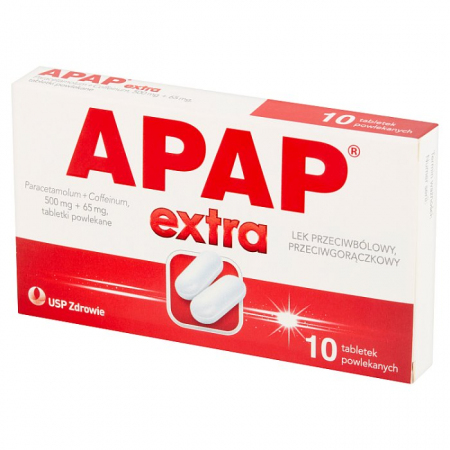 Apap Extra 10 tabletek powlekanych