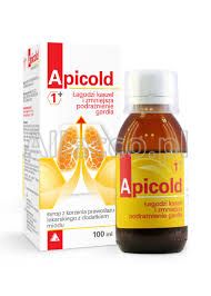 Apicold 1+ syrop 100 ml / Kaszel u dzieci