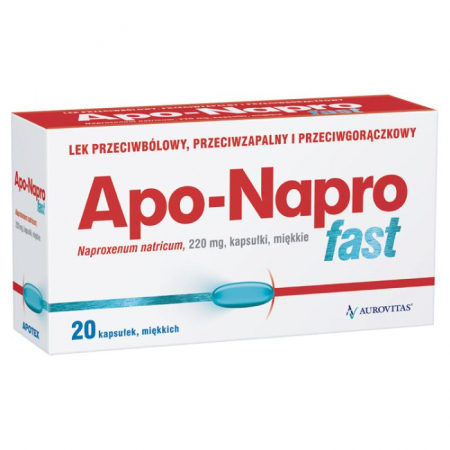 Apo-Napro Fast 220 mg 20 kapsułek miękkich