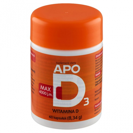 ApoD3 MAX 4000 j.m 60 kapsułek / witamina d3