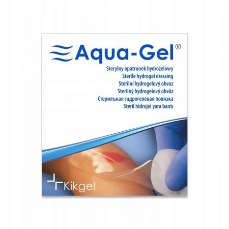AQUA-GEL Sterylny opatrunek hydrożelowy o śr. 6,5cm 1 szt.