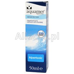 Aquamer Hipertonic aerozol do nosa 50 ml