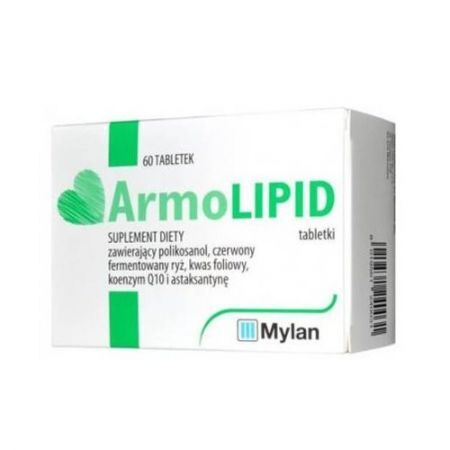 Mylan Armolipid tabletki regulujące poziom cholesterolu, 60 szt.